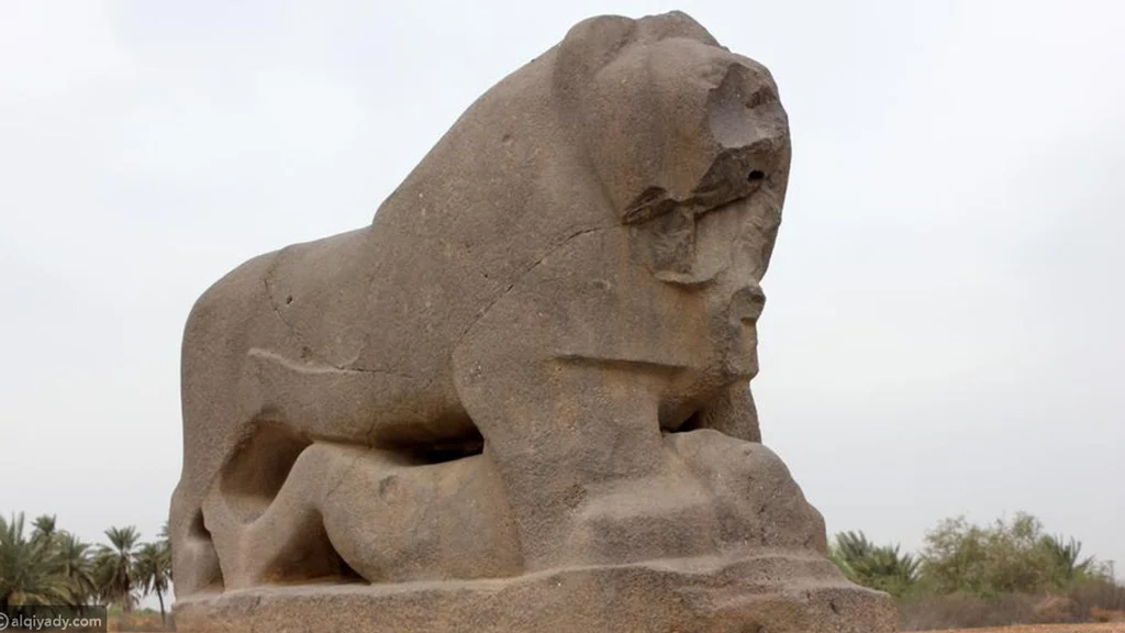 قصة تمثال أسد بابل